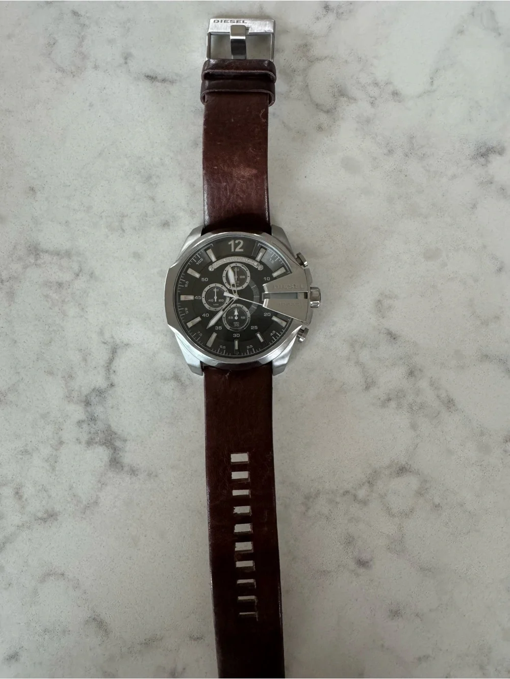 Authentic Diesel Mega Chief chronograph watch, model DZ4290